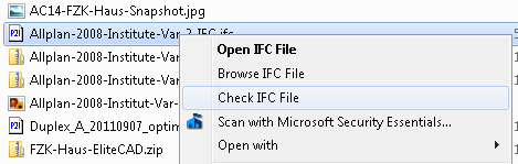 IFC Checker Dialog