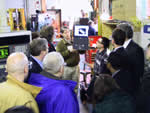 Ford Oxaal Demonstrating on a laptop