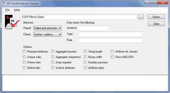 General AP Checker Control Panel