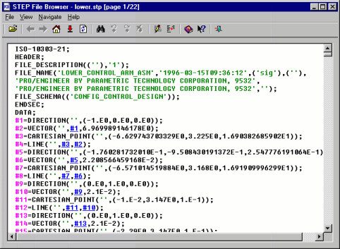 STEP File Browser