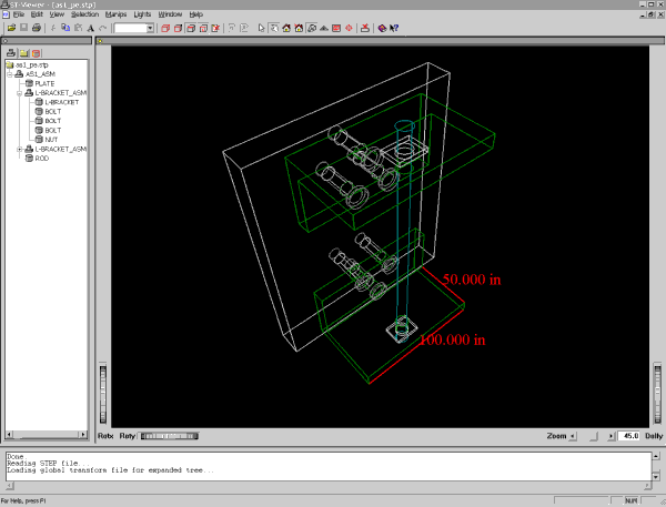 Dimensions in ST-Viewer